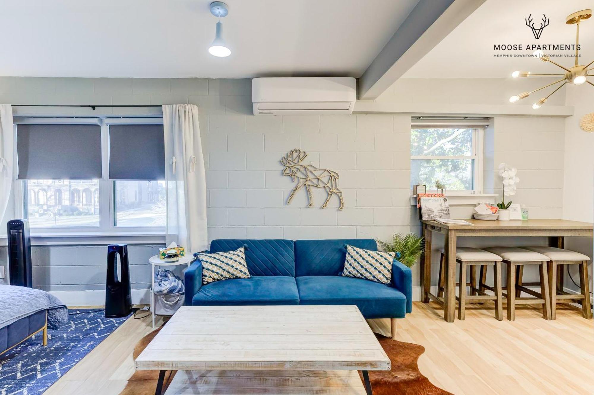 The Moose #7 - Instaworthy Studio With Amazing Views, Free Parking & Heated King Bed Memphis Exterior photo