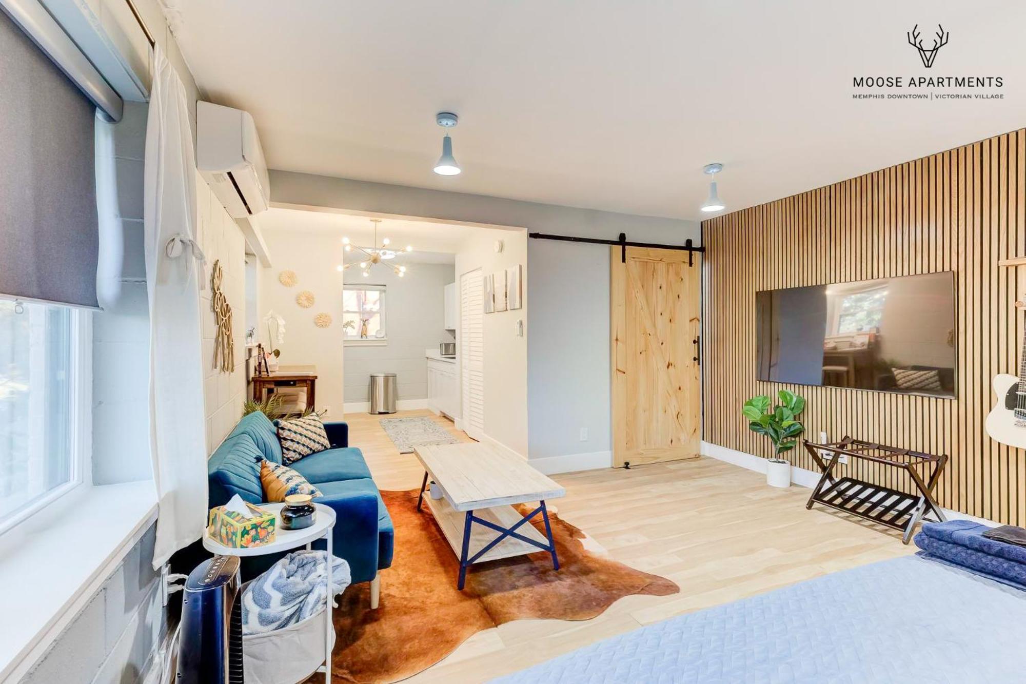 The Moose #7 - Instaworthy Studio With Amazing Views, Free Parking & Heated King Bed Memphis Exterior photo