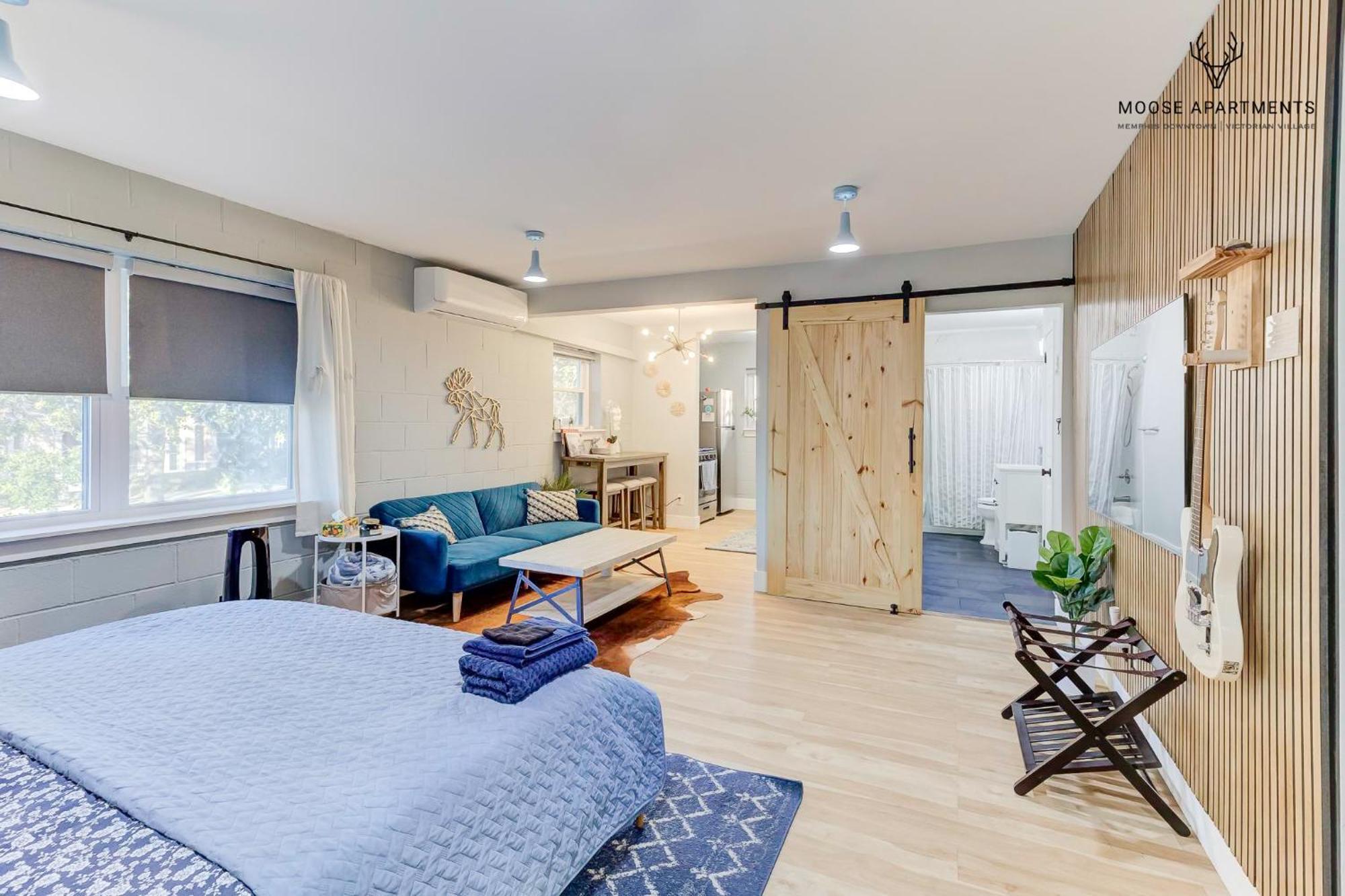 The Moose #7 - Instaworthy Studio With Amazing Views, Free Parking & Heated King Bed Memphis Exterior photo