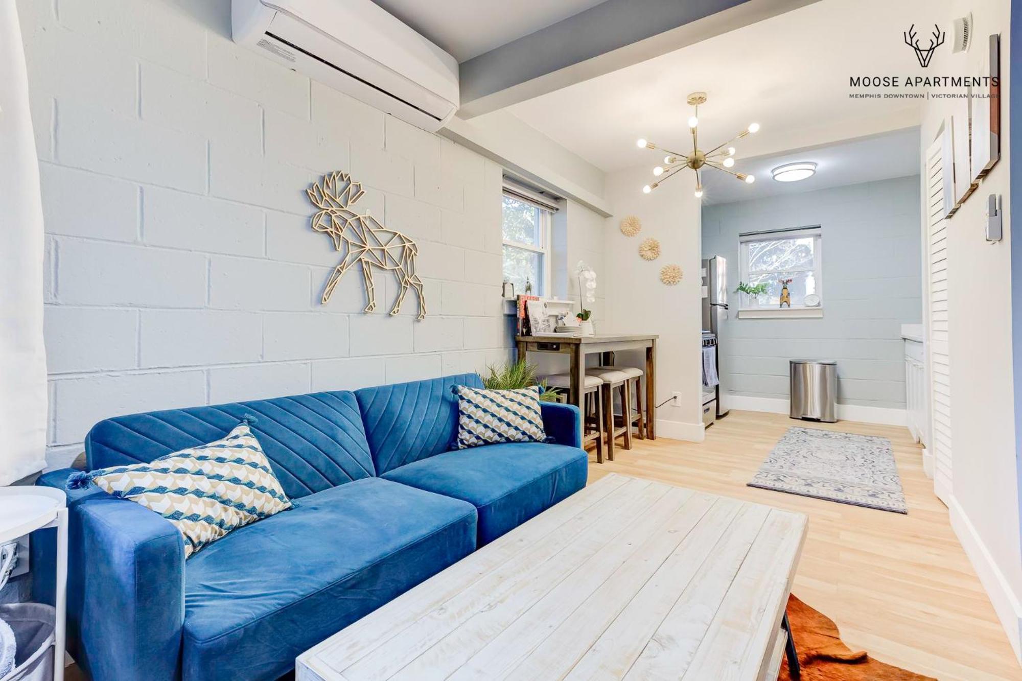 The Moose #7 - Instaworthy Studio With Amazing Views, Free Parking & Heated King Bed Memphis Exterior photo